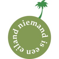 Niemand is een eiland logo, Niemand is een eiland contact details