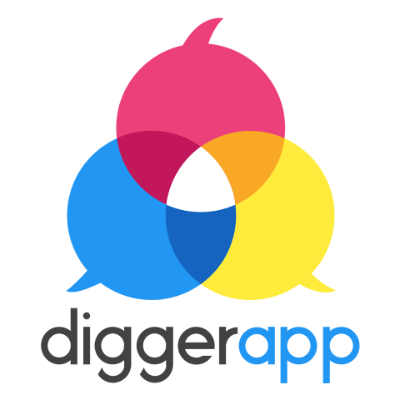 diggerapp logo, diggerapp contact details