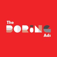 The Boring Ads logo, The Boring Ads contact details