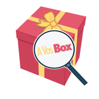 A Vos Box logo, A Vos Box contact details