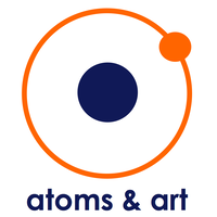 atoms & art logo, atoms & art contact details