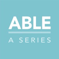 ABLE: a series logo, ABLE: a series contact details