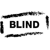 BLIND logo, BLIND contact details