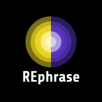 We are REphrase logo, We are REphrase contact details