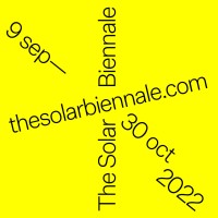 The Solar Biennale logo, The Solar Biennale contact details