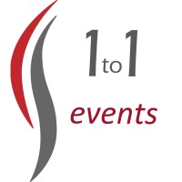 1to1 events logo, 1to1 events contact details