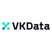 VKData logo, VKData contact details