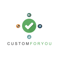 CustomForYou logo, CustomForYou contact details