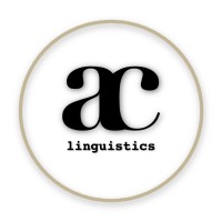 AC Linguistics logo, AC Linguistics contact details