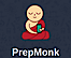 PrepMonk logo, PrepMonk contact details