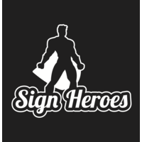 Sign Heroes logo, Sign Heroes contact details