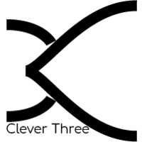 The Clever Three logo, The Clever Three contact details