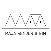 MAJA Render&Bim logo, MAJA Render&Bim contact details