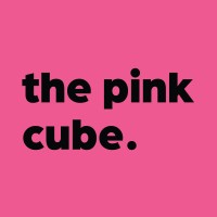 the pink cube. logo, the pink cube. contact details