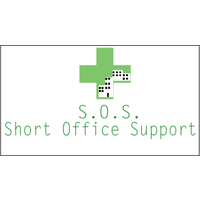 S.O.S. Short Office Support logo, S.O.S. Short Office Support contact details