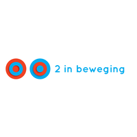 2 in beweging logo, 2 in beweging contact details