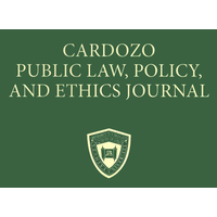 Cardozo Public Law, Policy, and Ethics Journal logo, Cardozo Public Law, Policy, and Ethics Journal contact details