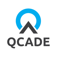 QCade logo, QCade contact details