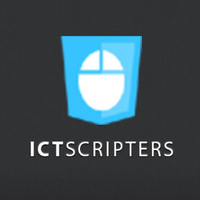 ICTscripters logo, ICTscripters contact details