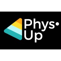 PhysUp logo, PhysUp contact details