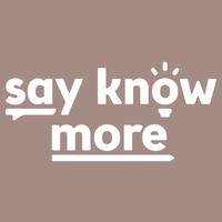 SayKnowMore logo, SayKnowMore contact details