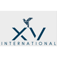 XV International logo, XV International contact details