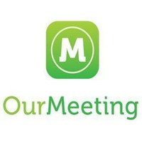 OurMeeting logo, OurMeeting contact details