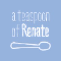 a Teaspoon of Renate logo, a Teaspoon of Renate contact details