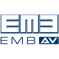 EMB AV logo, EMB AV contact details