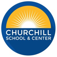 The Churchill School and Center logo, The Churchill School and Center contact details