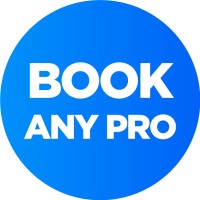 BookAnyPro.com logo, BookAnyPro.com contact details