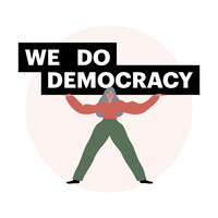 We Do Democracy logo, We Do Democracy contact details