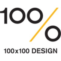 100x100 DESIGN logo, 100x100 DESIGN contact details