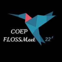 COEP FOSSMEET logo, COEP FOSSMEET contact details