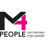 M4People logo, M4People contact details