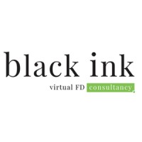 black ink logo, black ink contact details