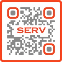 Serv logo, Serv contact details