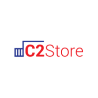 C2Store logo, C2Store contact details