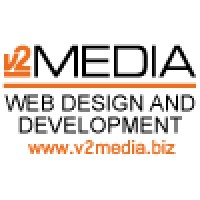 v2Media logo, v2Media contact details