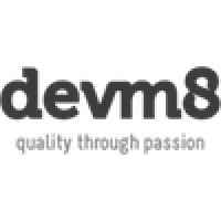 DEVM8 logo, DEVM8 contact details