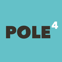 POLE4 logo, POLE4 contact details