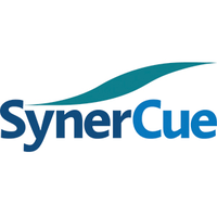 SynerCue logo, SynerCue contact details