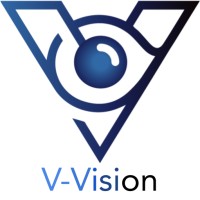 V-Vision logo, V-Vision contact details