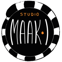 Studio Maak-i logo, Studio Maak-i contact details