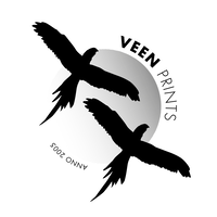 VeenPrints logo, VeenPrints contact details