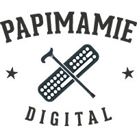 PapiMamieDigital logo, PapiMamieDigital contact details