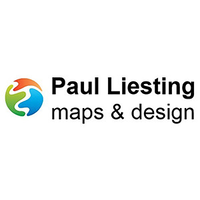 Paul Liesting maps & design logo, Paul Liesting maps & design contact details