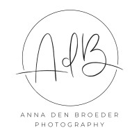 Anna den Broeder photography logo, Anna den Broeder photography contact details