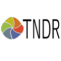 TNDR logo, TNDR contact details