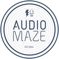 AudioMaze logo, AudioMaze contact details